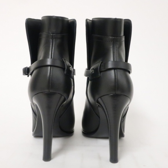 Chanel Cap Toe Ankle Boot Black Leather - Picture 5 of 8